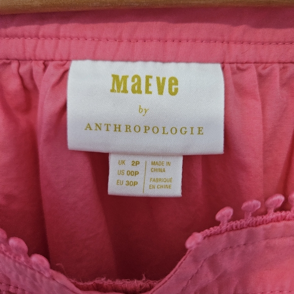Maeve by Anthropologie Women's Boho Top Size 00P - Picture 10 of 12